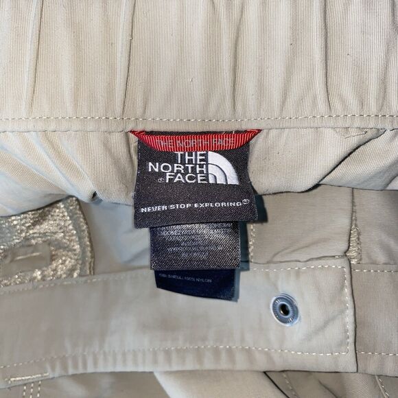 NF Sz XL Convertible Zip Tan Cargo Many Pockets Ankle Zip Gusset 40 X 32” Belted - Picture 10 of 16